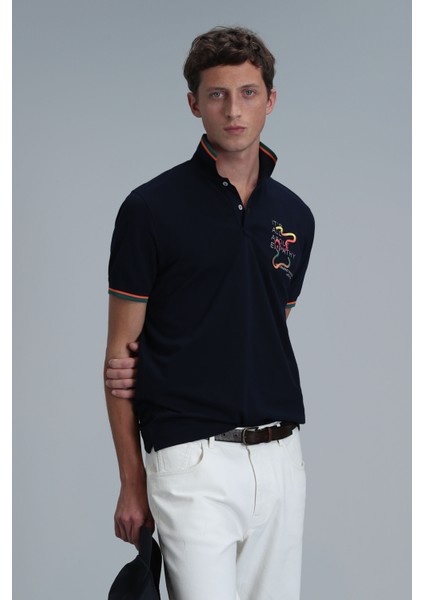 Kıng Smart Erkek Polo Tişört Siyah