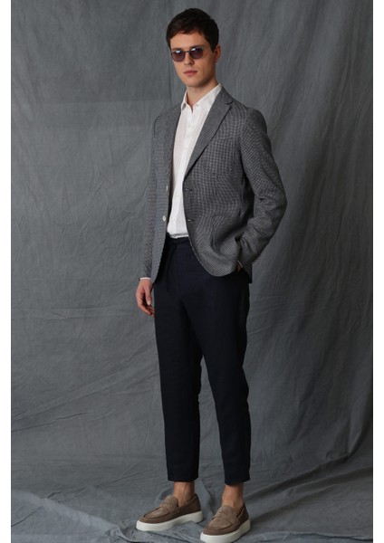 Cosı Spor Erkek Blazer Ceket Slim Fit Lacivert