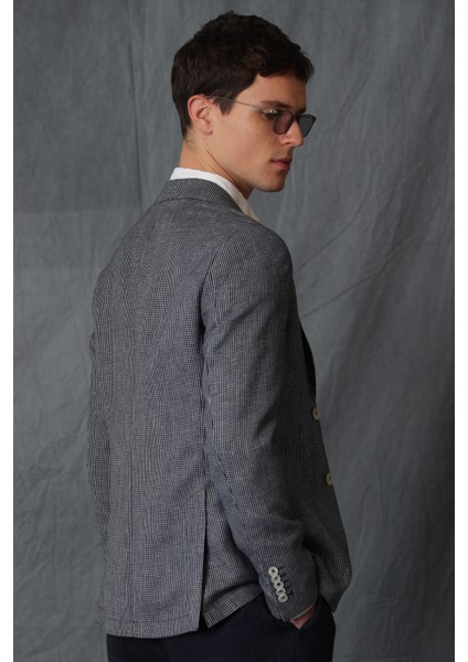 Cosı Spor Erkek Blazer Ceket Slim Fit Lacivert