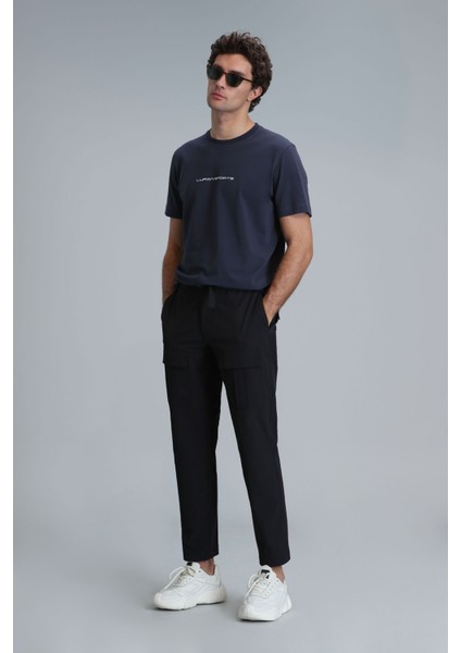 Tony Modern Grafik T- Shirt Siyah