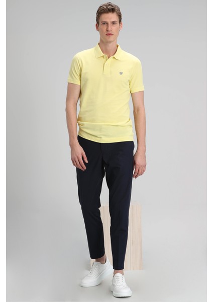 Laon Spor Polo Erkek Tişört Siyah