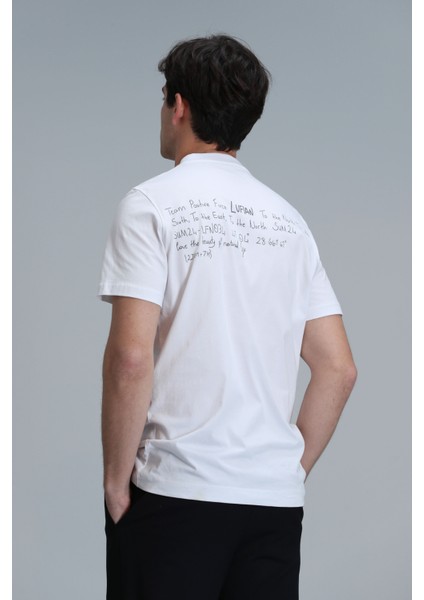 Fred Modern Grafik T- Shirt Siyah