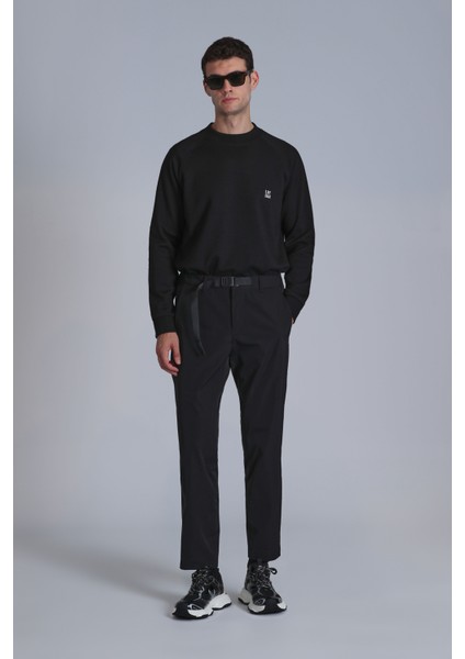 Grant Erkek Sweatshirt Siyah