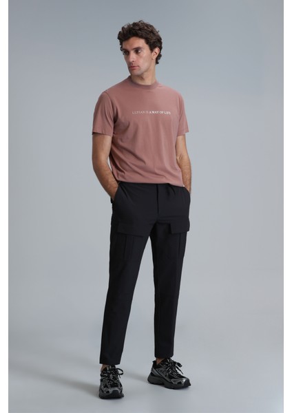 Potter Modern Grafik T- Shirt Siyah