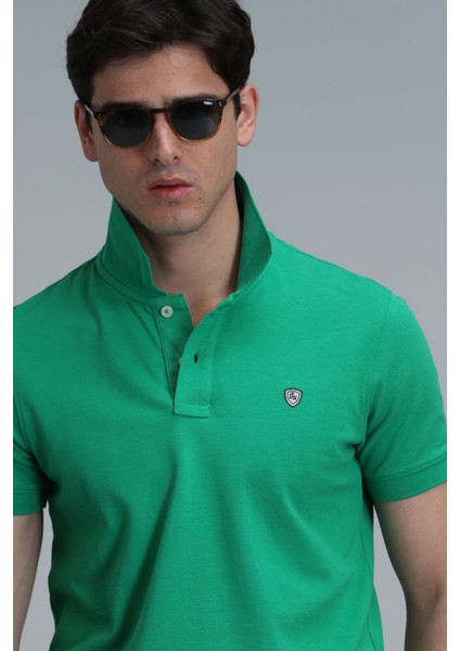 Laon Smart Erkek Polo Tişört Slim Fit Siyah