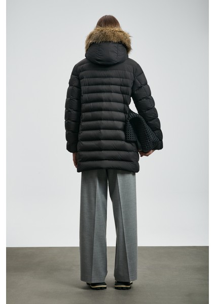 Elit Siyah Kadın Mont 122120049