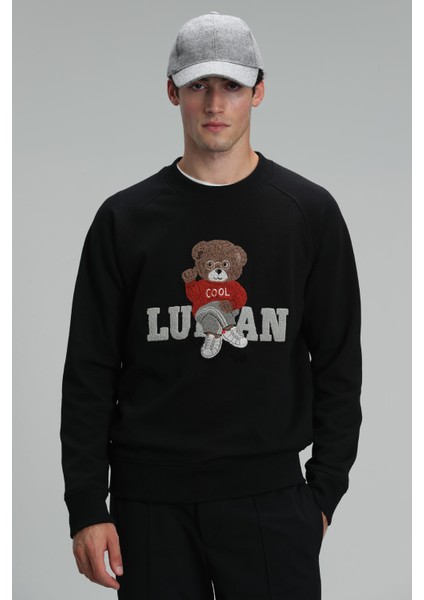 Derek Erkek Sweatshirt Siyah
