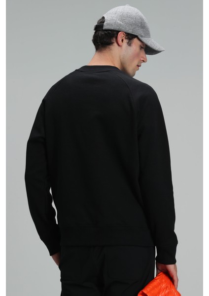 Derek Erkek Sweatshirt Siyah