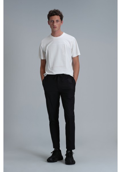 Mabel Modern Grafik T- Shirt Siyah