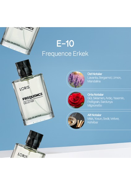 E-10 Frequence Erkek EDP Parfüm 50 ML fiyatları