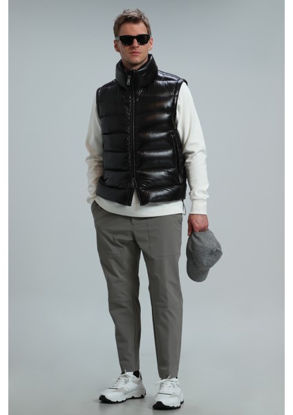 Peter Kaz Tüyü Erkek Yelek Yeşil