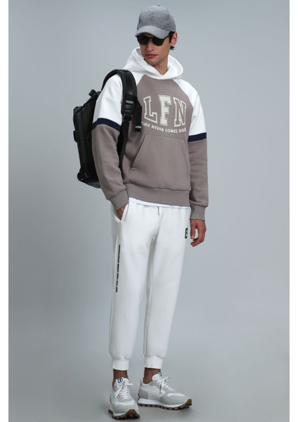 Never Erkek Sweatshirt Bej