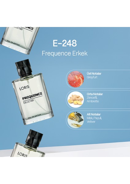 E-248 Edp Frequence Erkek Parfüm 50 ml fiyatları