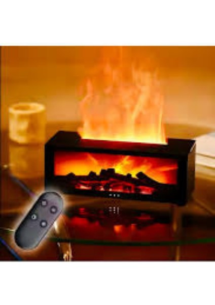 Uzaktan Kumandalı Siyah Şömine Nemlendirici – Sessiz, Şık ve Etkili Hava Nemlendirme modelleri