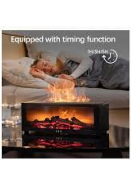 Uzaktan Kumandalı Siyah Şömine Nemlendirici – Sessiz, Şık ve Etkili Hava Nemlendirme fırsatları