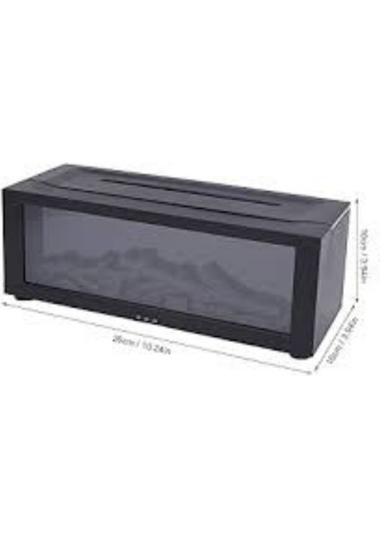 Uzaktan Kumandalı Siyah Şömine Nemlendirici – Sessiz, Şık ve Etkili Hava Nemlendirme indirimleri