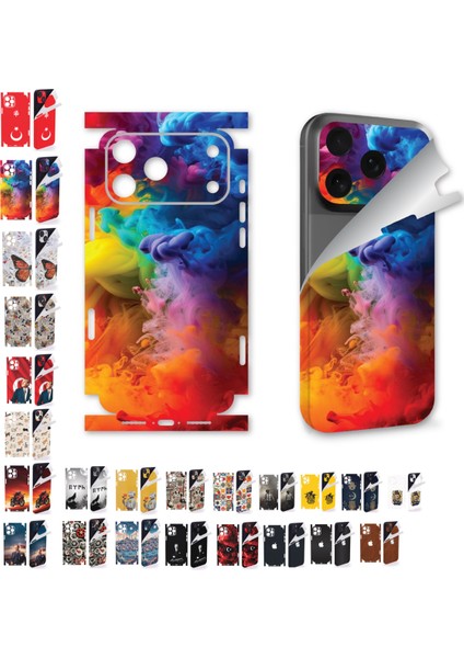 Apple Iphone 14 Pro Full Kaplama Koruma Sticker Kılıfsız Kullanım Çizilme Önleyici Bayrak 1