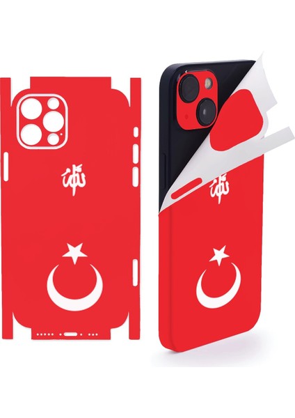 Apple Iphone 14 Pro Full Kaplama Koruma Sticker Kılıfsız Kullanım Çizilme Önleyici Bayrak 1 fiyatları