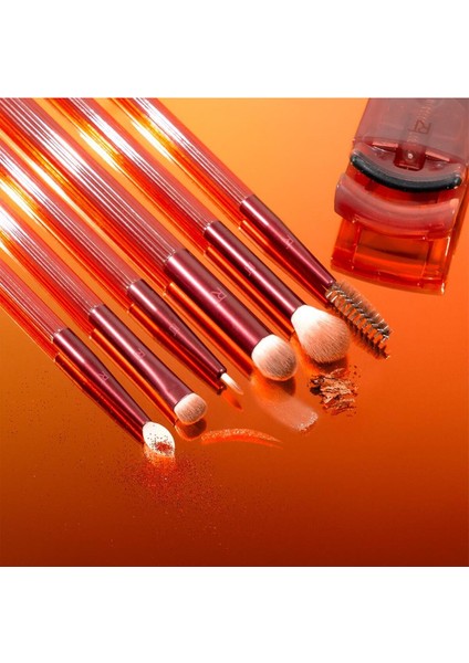 Şık Metalik Göz Makyaj Fırça Seti, Limited Edition, Parlak ve Kaliteli Tarz fırsatları