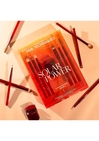 Şık Metalik Göz Makyaj Fırça Seti, Limited Edition, Parlak ve Kaliteli Tarz indirimleri