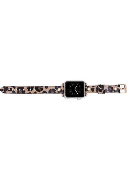Apple Watch Uyumlu Deri Kordon 38-40-41MM Gt LE02N modelleri