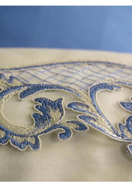 Cotton Box Brode Nakışlı Çift Kişilik Saten Nevresim Takımı Amaya Bej modelleri