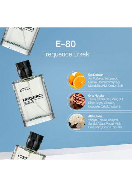 E-80 Frequence Erkek Edp Parfüm 50 ML | Meyve & Narenciye fiyatları