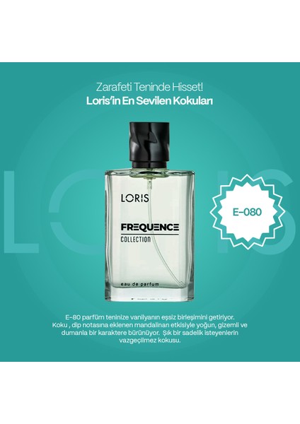 E-80 Frequence Erkek Edp Parfüm 50 ML | Meyve & Narenciye modelleri