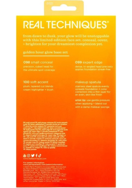 Altın Saatleri Sınırlı Seri Doğal Güçlü Makyaj Fırça Seti