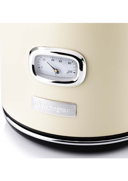 Beyaz Retro Elektrikli Su Isıtıcı, Şık ve Pratik Kullanım fırsatları