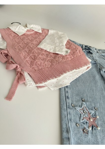 Miss Elitte Kız Çocuk Triko Gömlekli Takım fiyatları