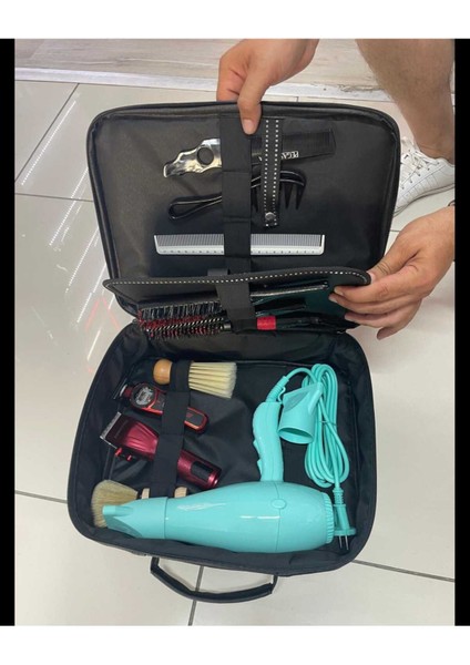Küçük ve Şık Taşıma Çantası, Saç ve Bakım Ekipmanları Için Ideal Siyah Seçenek indirimleri