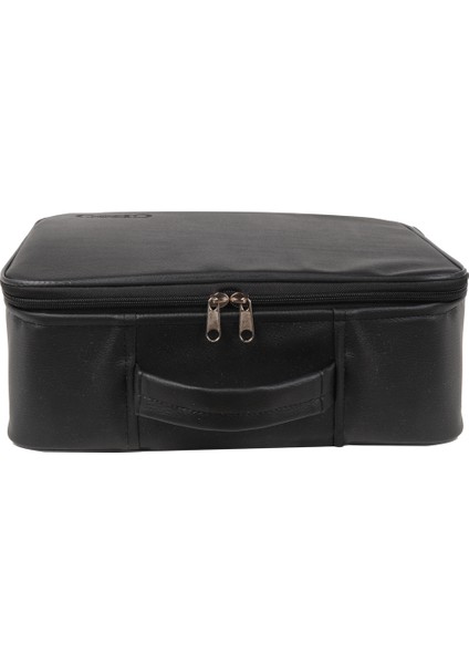 Küçük ve Şık Taşıma Çantası, Saç ve Bakım Ekipmanları Için Ideal Siyah Seçenek