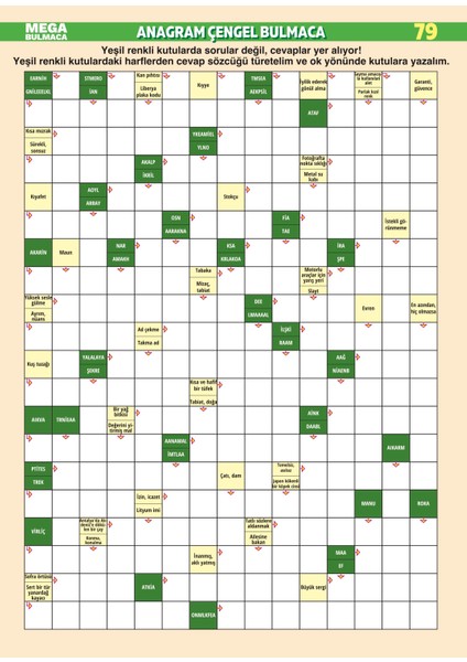 Mega Çengel Bulmaca 2025/03