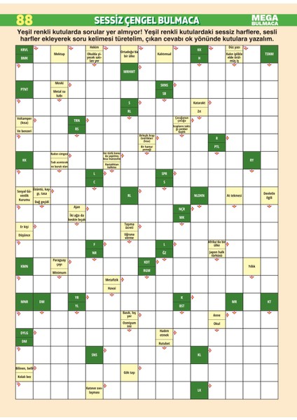 Mega Çengel Bulmaca 2025/03