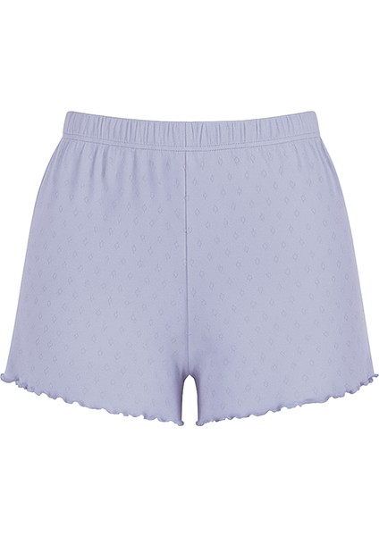 Kadın Pamuklu Ip Askılı Şort Takım