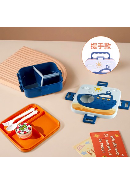 Öğrenciler Için Bölmeli Mikrodalga Öğle Yemeği Kutusu (Yurt Dışından)