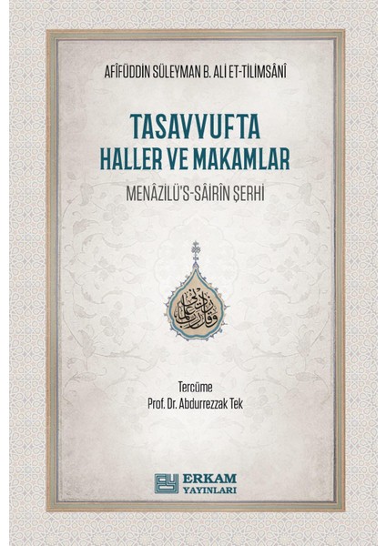 Tasavvufta Haller ve Makamlar - Afifüddin Süleyman b. Ali et-Tilimsani fiyatları