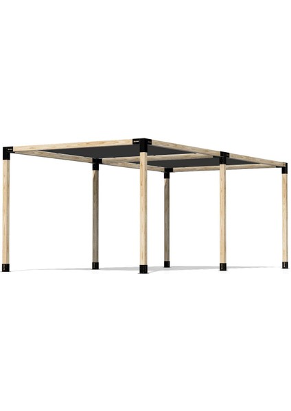 2.4 x 4.8 Metre Pergole Braket Seti 6 Ana Direkli Gölgelikli Pergole Braket Seti indirimleri