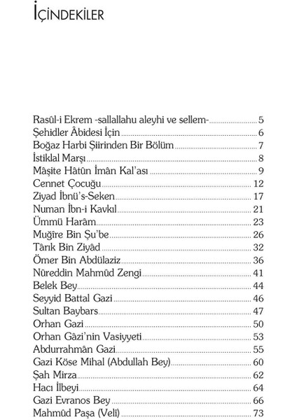 İslam Kahramanları - 3 - Musa Topbaş modelleri