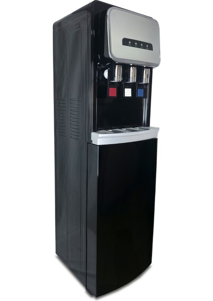 Pompalı Sıcak Soğuk Ilık 3 Musluklu Arıtmalı Su Sebili - SİYAH Renk - Ideal Mağaza fiyatları