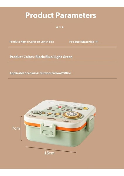 Öğrenciler Için Bölmeli Mikrodalga Öğle Yemeği Kutusu (Yurt Dışından) fiyatları