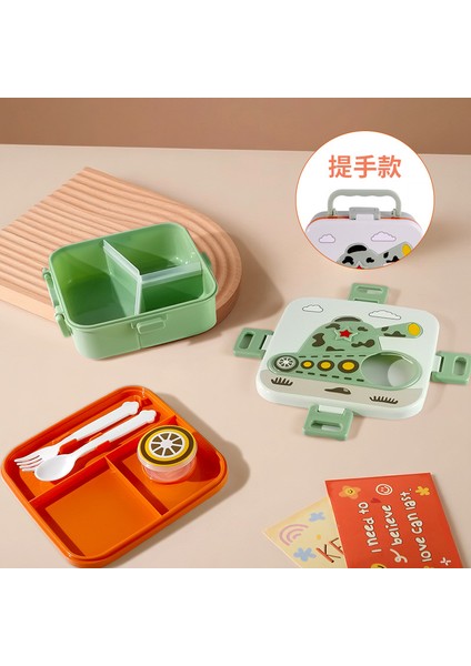 Öğrenciler Için Bölmeli Mikrodalga Öğle Yemeği Kutusu (Yurt Dışından)