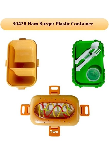 Öğrenciler Için Bölmeli Mikrodalga Öğle Yemeği Kutusu (Yurt Dışından)