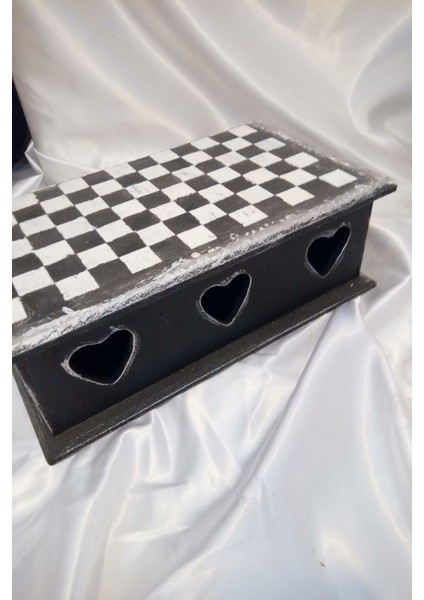 Sevgili Hediye Kutusu Dama Satranç Sevgililer Günü Ahşap El Işi Hand Made Mücevher Kutusu Orta Boy fiyatları