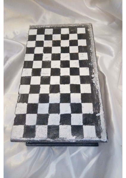 Sevgili Hediye Kutusu Dama Satranç Sevgililer Günü Ahşap El Işi Hand Made Mücevher Kutusu Orta Boy indirimleri