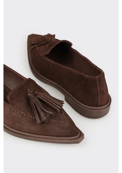 Kahve Deri Kadın Günlük Ayakkabı indirimleri