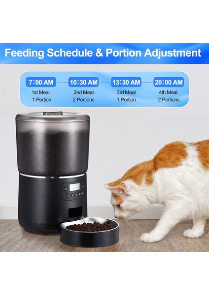 Otomatik Kedi Besleyici 4l Kapasiteli Akıllı Evcil Hayvan Besleme Sistemi (Yurt Dışından) indirimleri