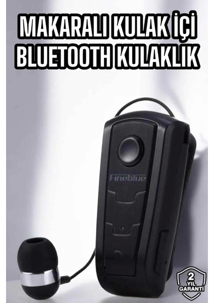 Makaralı Bluetooth Kulaklık Çağrı Cevaplama Kablolu Uzun Pil Ömrü