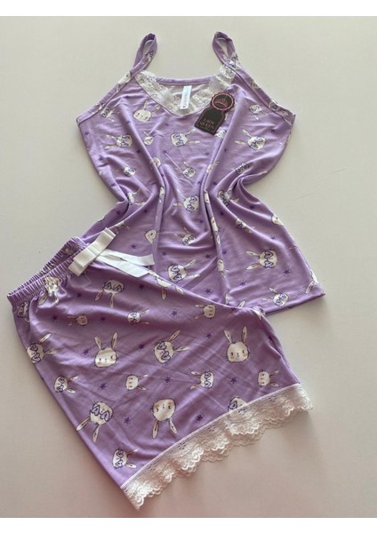 Ring Viskon Şortlu Pijama Takımı fiyatları